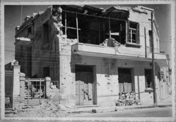 Date: May 1941
Ref: DA-01930-F
Damaged RAF headquarters building on Crete. Taken in May 1941 by an official photographer.